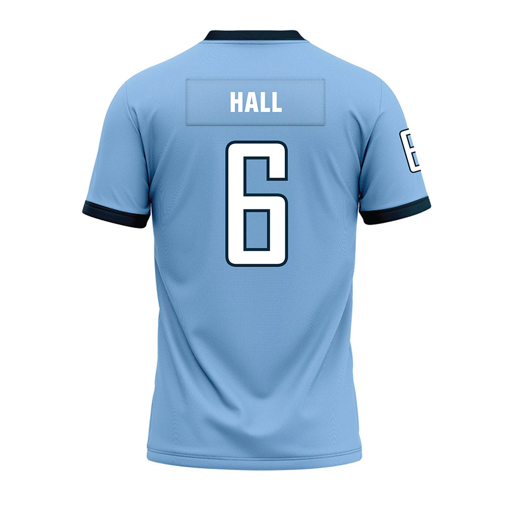 Old Dominion - NCAA Football : Treyvion Hall - Light Blue Premium Football Jersey-1