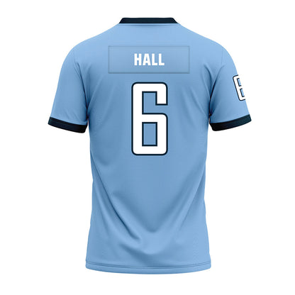 Old Dominion - NCAA Football : Treyvion Hall - Light Blue Premium Football Jersey-1
