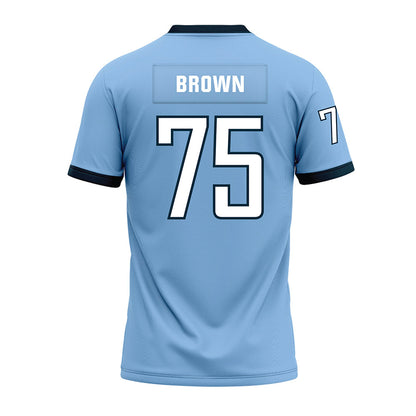 Old Dominion - NCAA Football : Demorrsion Brown - Light Blue Premium Football Jersey-1