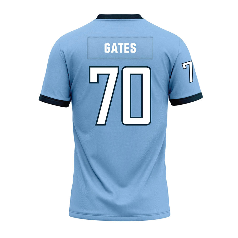 Old Dominion - NCAA Football : Khi']Len Gates - Light Blue Premium Football Jersey-1