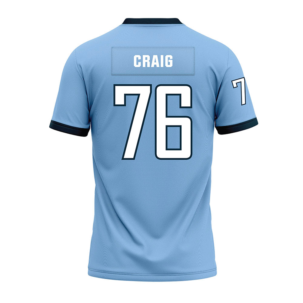 Old Dominion - NCAA Football : Carmarion Craig - Light Blue Premium Football Jersey-1