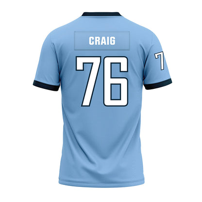 Old Dominion - NCAA Football : Carmarion Craig - Light Blue Premium Football Jersey-1