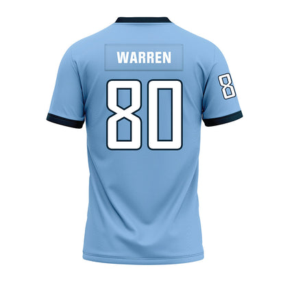 Old Dominion - NCAA Football : Christopher Warren - Light Blue Premium Football Jersey-1