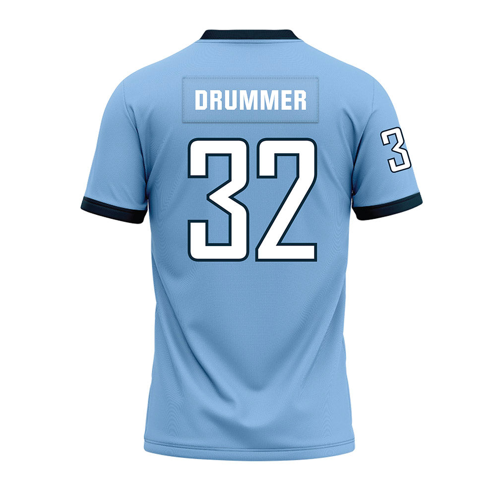 Old Dominion - NCAA Football : Jamez Drummer - Light Blue Premium Football Jersey-1