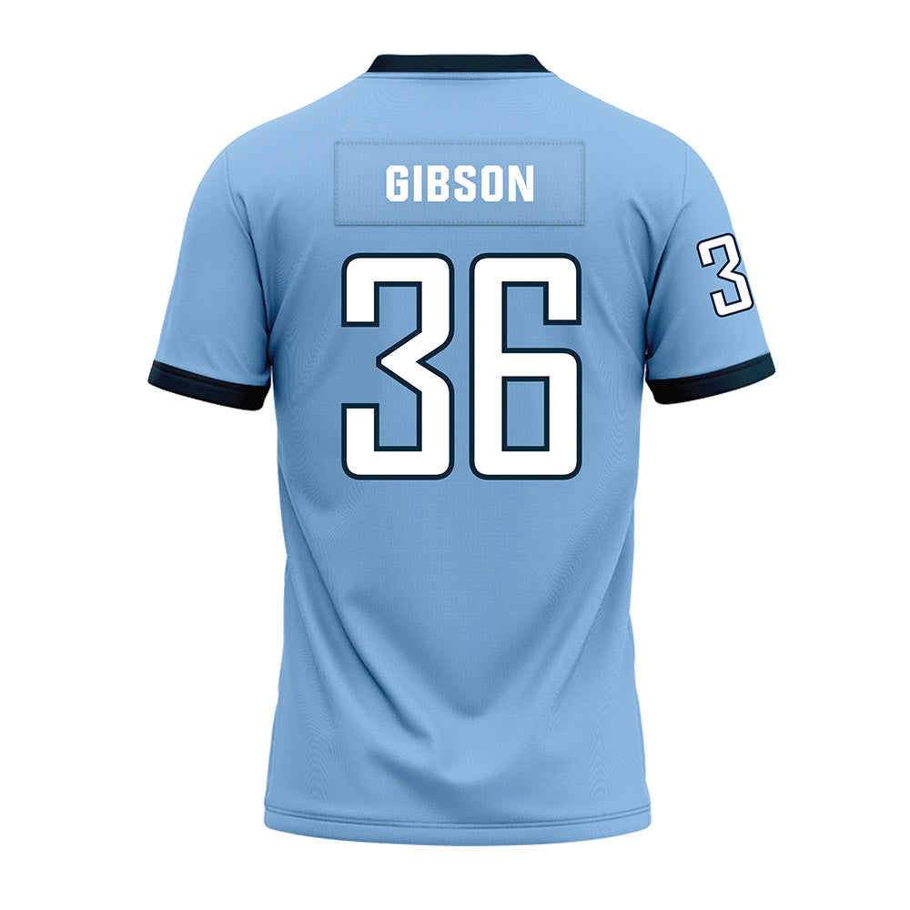 Old Dominion - NCAA Football : Javen Gibson - Light Blue Premium Football Jersey-1