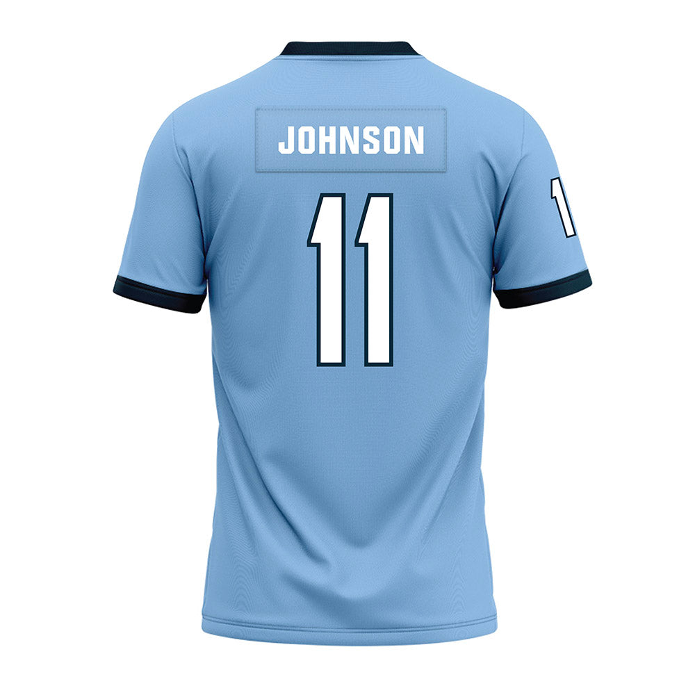 Old Dominion - NCAA Football : TJ Johnson - Light Blue Premium Football Jersey-1