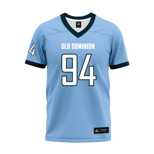 Old Dominion - NCAA Football : Lorenzo McFadden-Pressley - Light Blue Premium Football Jersey-0