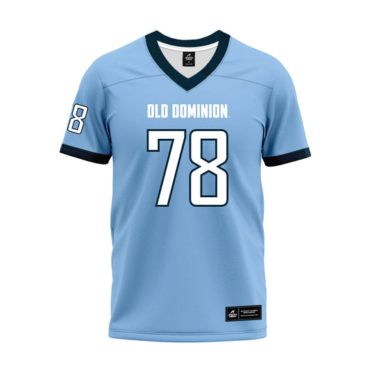 Old Dominion - NCAA Football : Keegan Parker - Light Blue Premium Football Jersey-0