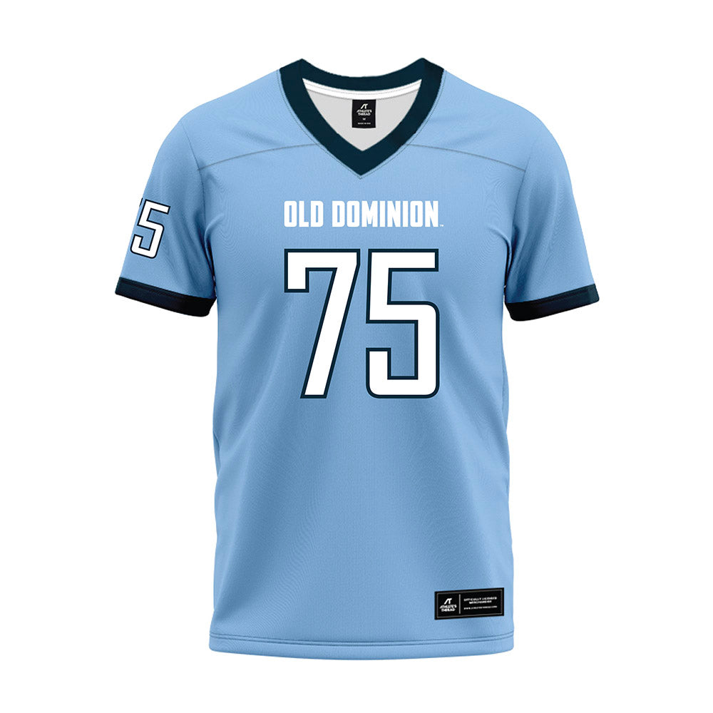 Old Dominion - NCAA Football : Demorrsion Brown - Light Blue Premium Football Jersey-0