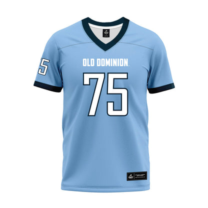 Old Dominion - NCAA Football : Demorrsion Brown - Light Blue Premium Football Jersey-0