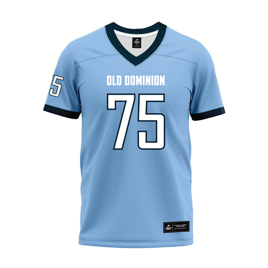 Old Dominion - NCAA Football : Demorrsion Brown - Light Blue Premium Football Jersey-0