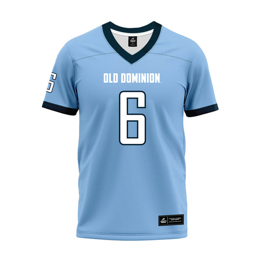 Old Dominion - NCAA Football : Montrell Chapman - Light Blue Premium Football Jersey-0