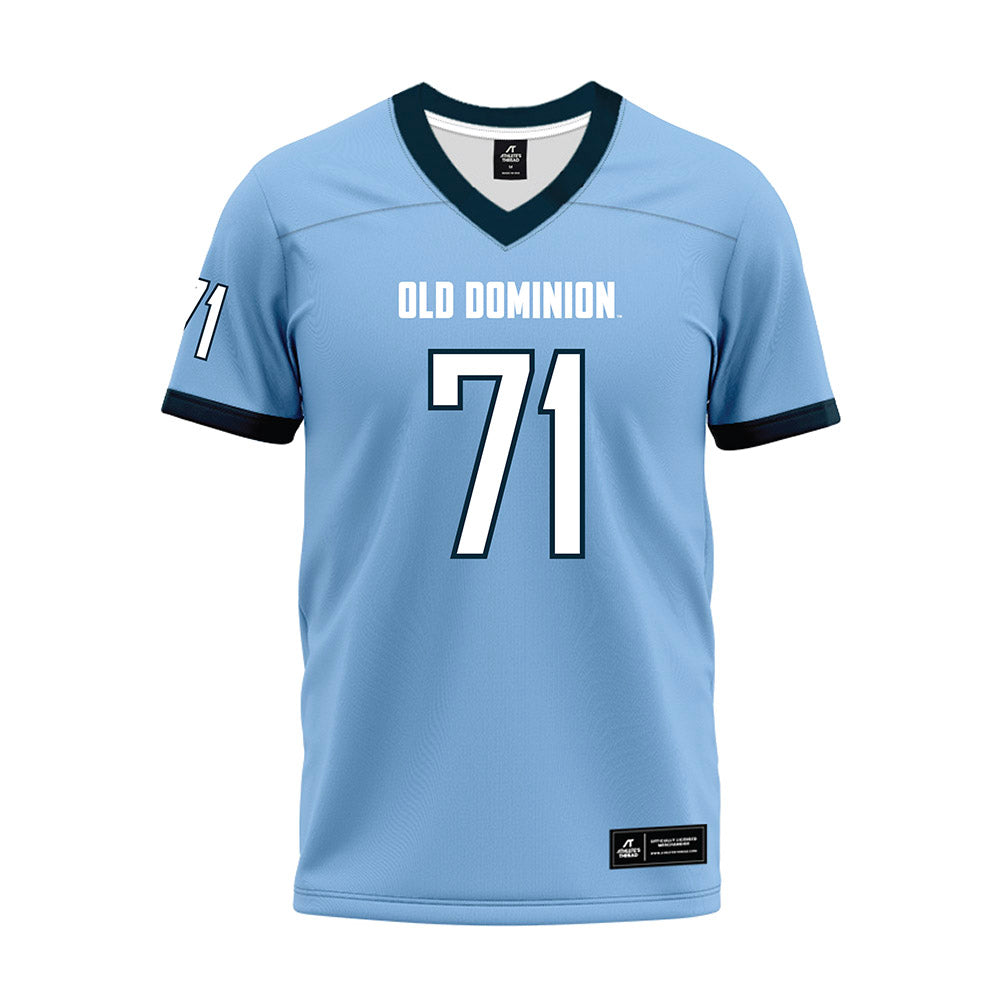 Old Dominion - NCAA Football : Jack Sheehan - Light Blue Premium Football Jersey-0