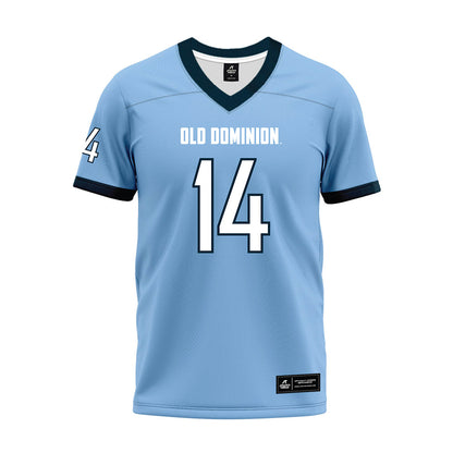 Old Dominion - NCAA Football : Zialis Blackmon - Light Blue Premium Football Jersey-0