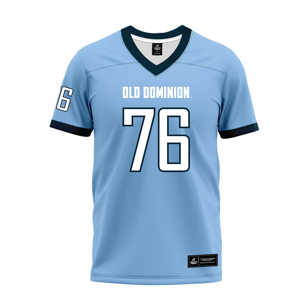 Old Dominion - NCAA Football : Carmarion Craig - Light Blue Premium Football Jersey-0