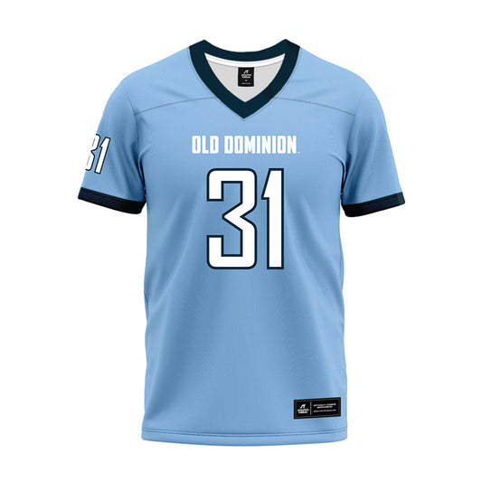 Old Dominion - NCAA Football : Bartholomew Campbell - Light Blue Premium Football Jersey-0