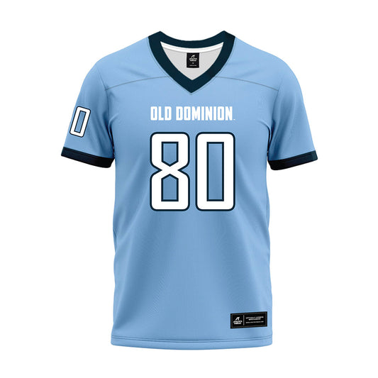 Old Dominion - NCAA Football : Christopher Warren - Light Blue Premium Football Jersey-0