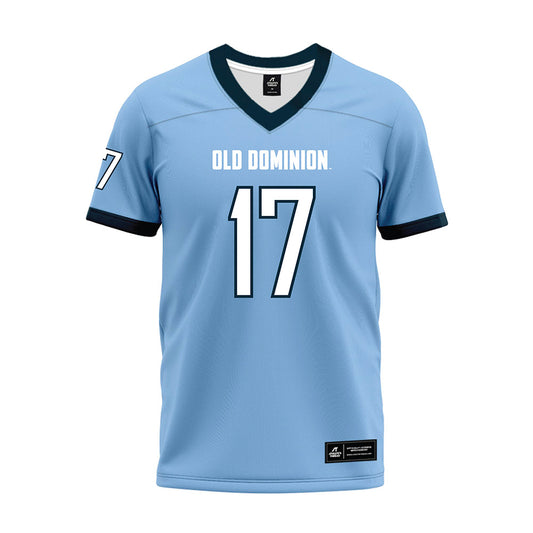 Old Dominion - NCAA Football : DeVeion Mclilley Bulo - Light Blue Premium Football Jersey-0