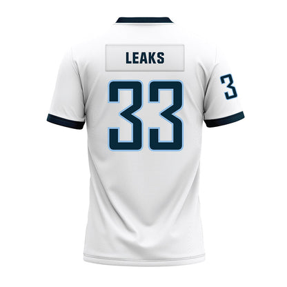 Old Dominion - NCAA Football : Shaq Leaks - White Premium Football Jersey-1