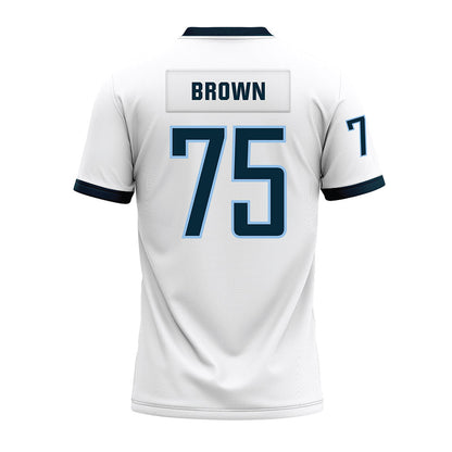 Old Dominion - NCAA Football : Demorrsion Brown - White Premium Football Jersey-1