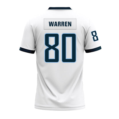 Old Dominion - NCAA Football : Christopher Warren - White Premium Football Jersey-1