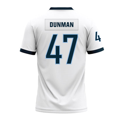 Old Dominion - NCAA Football : Ashten Dunman - White Premium Football Jersey-1