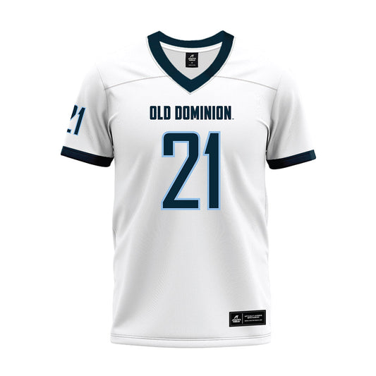 Old Dominion - NCAA Football : Eddie Guerra - White Premium Football Jersey-0