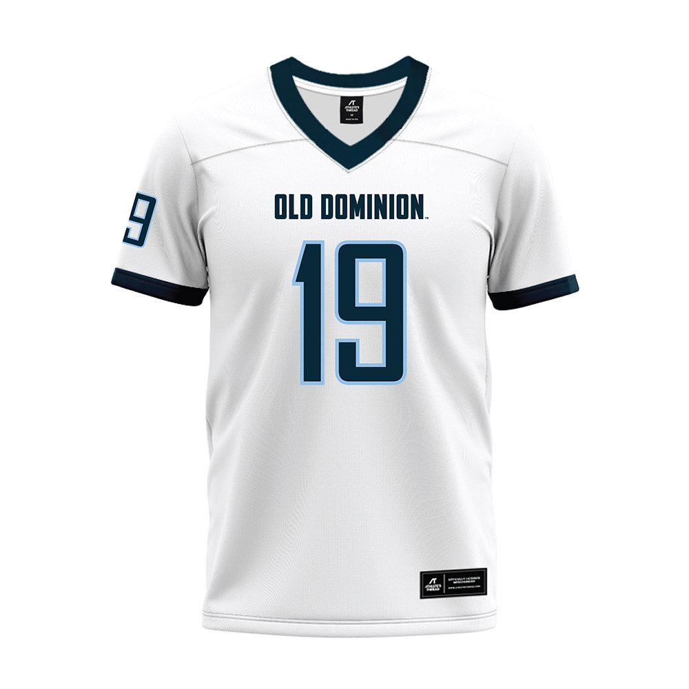 Old Dominion - NCAA Football : Lucas Struck - White Premium Football Jersey-0