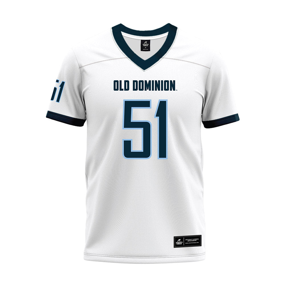 Old Dominion - NCAA Football : Idrissa Kamara - White Premium Football Jersey-0