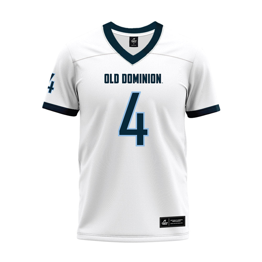 Old Dominion - NCAA Football : Ryan Huff - White Premium Football Jersey-0