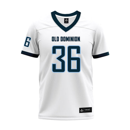 Old Dominion - NCAA Football : Javen Gibson - White Premium Football Jersey-0