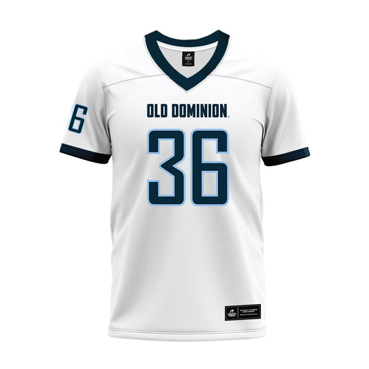 Old Dominion - NCAA Football : Javen Gibson - White Premium Football Jersey-0