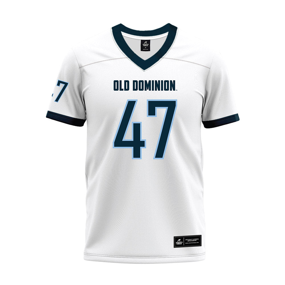 Old Dominion - NCAA Football : Ashten Dunman - White Premium Football Jersey-0