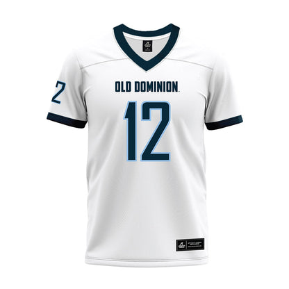 Old Dominion - NCAA Football : Asher Horn - White Premium Football Jersey-0