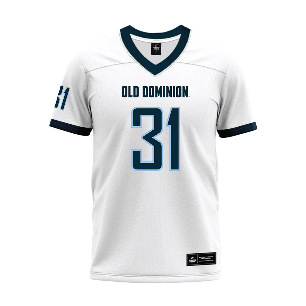 Old Dominion - NCAA Football : Bartholomew Campbell - White Premium Football Jersey-0
