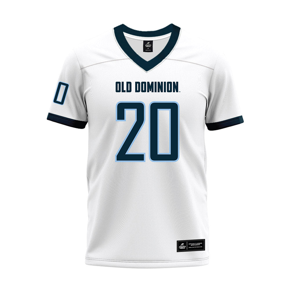 Old Dominion - NCAA Football : Jivan Baly - White Premium Football Jersey-0