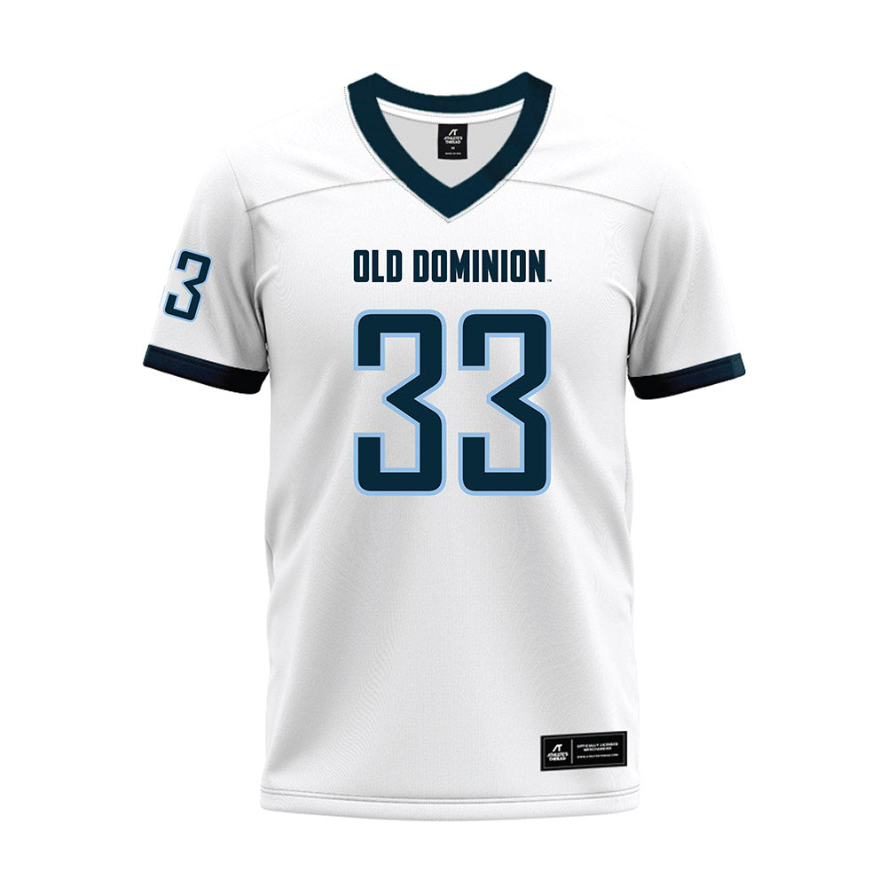 Old Dominion - NCAA Football : Shaq Leaks - White Premium Football Jersey-0
