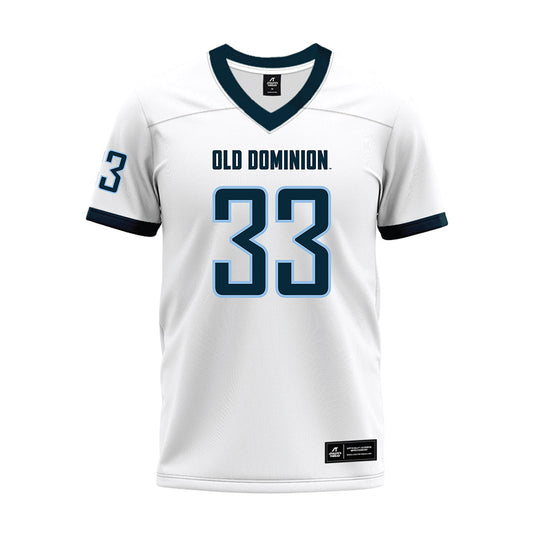 Old Dominion - NCAA Football : Shaq Leaks - White Premium Football Jersey-0