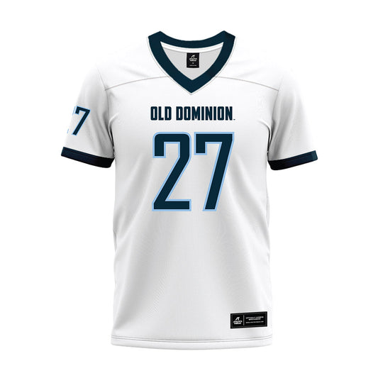 Old Dominion - NCAA Football : Kingston Gregory - White Premium Football Jersey-0
