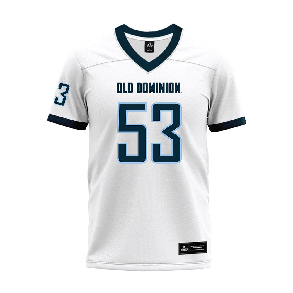 Old Dominion - NCAA Football : Idrissa Kamara - White Premium Football Jersey-0