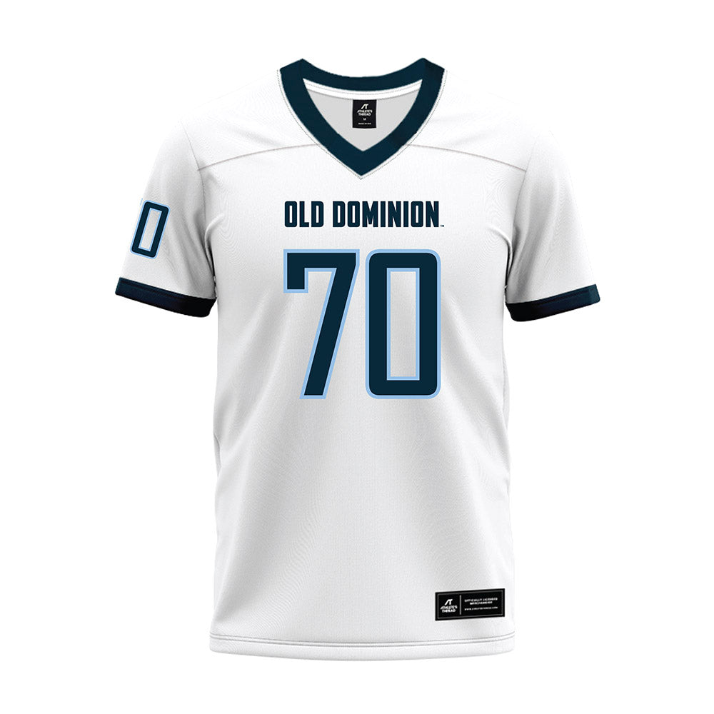 Old Dominion - NCAA Football : Khi']Len Gates - White Premium Football Jersey-0