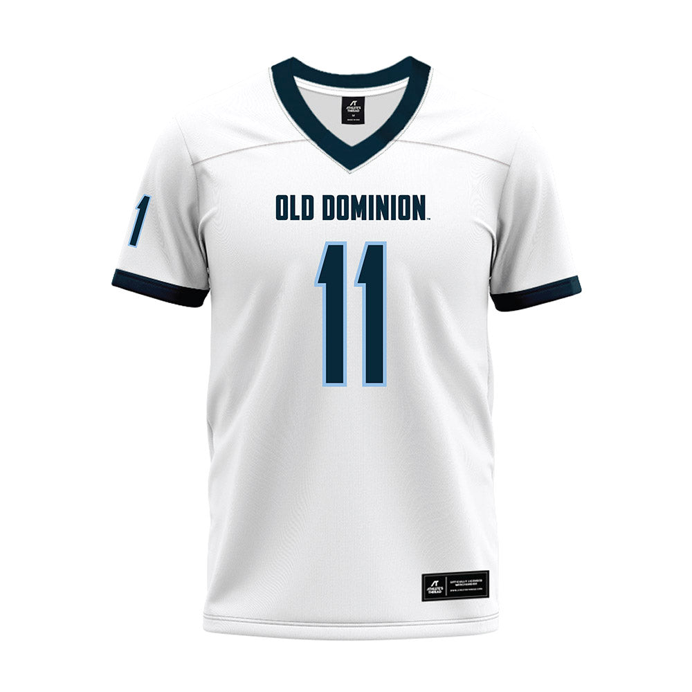 Old Dominion - NCAA Football : Kollin Collier - White Premium Football Jersey-0