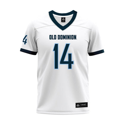 Old Dominion - NCAA Football : Zialis Blackmon - White Premium Football Jersey-0