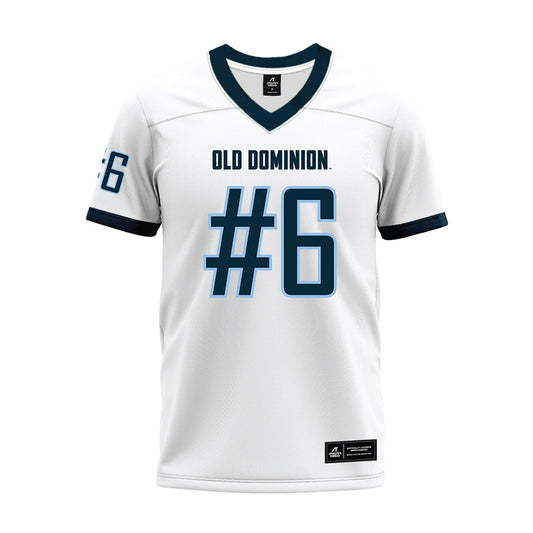 Old Dominion - NCAA Football : Montrell Chapman - White Premium Football Jersey-0
