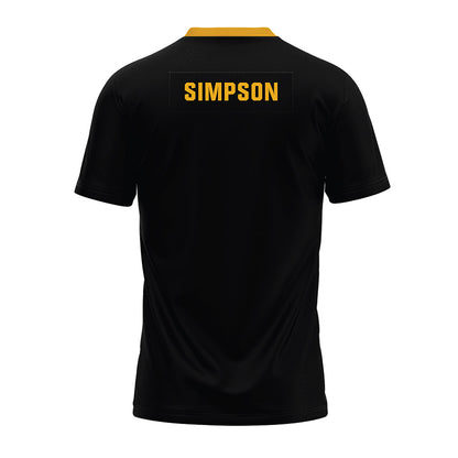 Missouri - NCAA Football : Donta Simpson - Black Premium Football Jersey-1