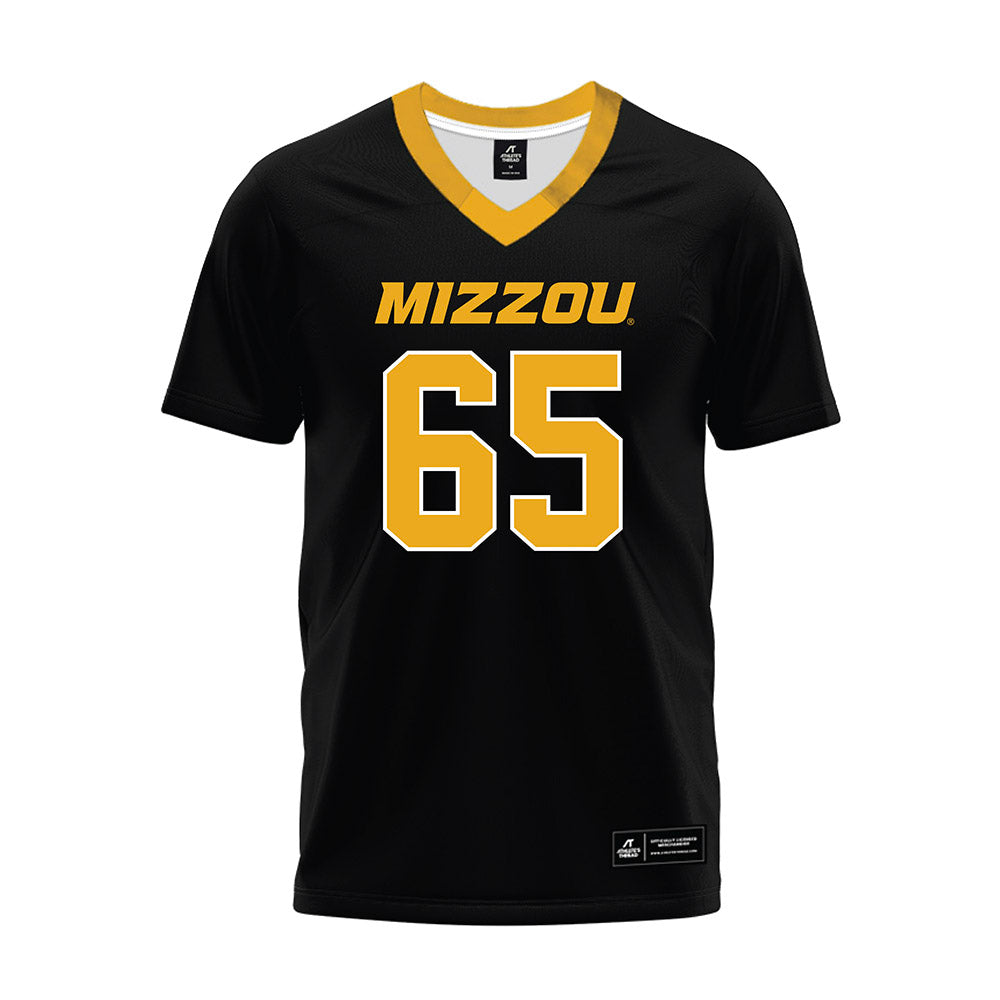 Missouri - NCAA Football : Brysen Wessell - Black Premium Football Jersey-0