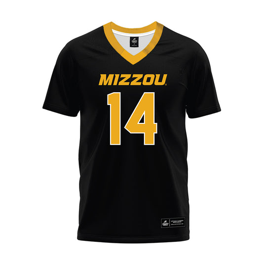 Missouri - NCAA Football : Brett Brown - Black Premium Football Jersey-0