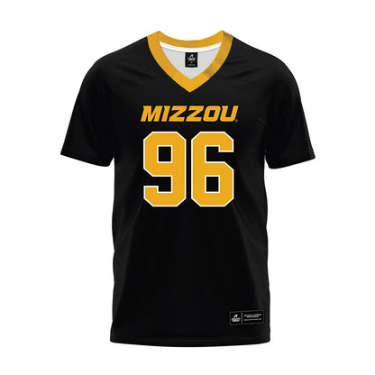 Missouri - NCAA Football : Aidan Dubbert - Black Premium Football Jersey-0