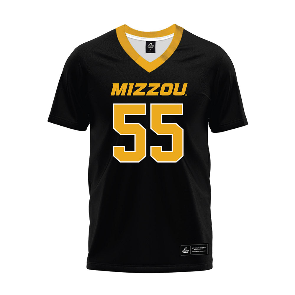 Missouri - NCAA Football : Cavan Tuley - Black Premium Football Jersey-0