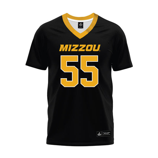 Missouri - NCAA Football : Cavan Tuley - Black Premium Football Jersey-0